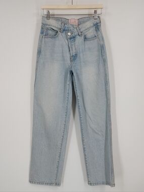 Revice Crossover Cinched Waist Jeans